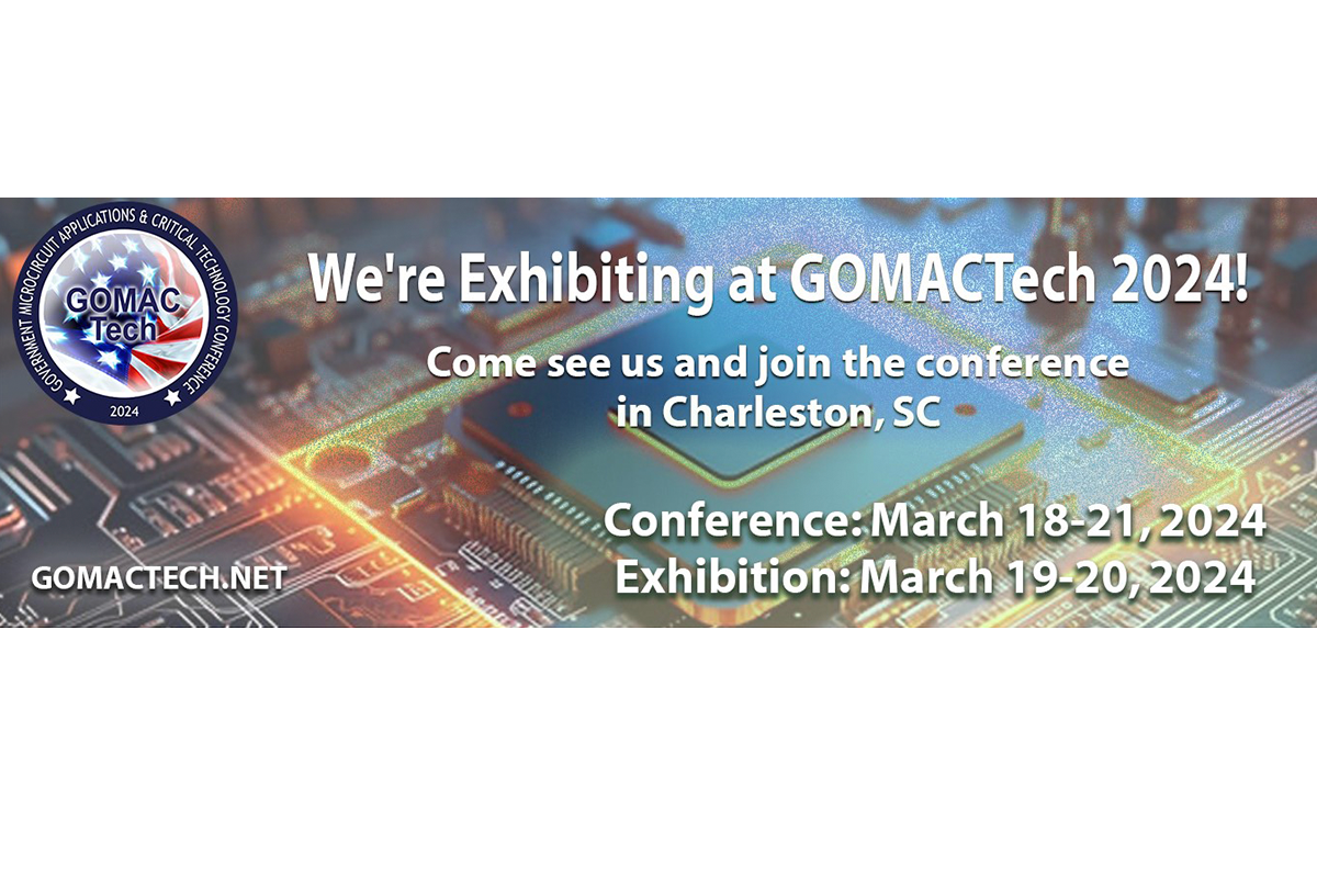 Visit Metamagnetics at GOMACTech 2024 in Charleston, SC, March 18th - 24th